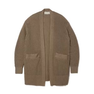 ISO Everlane Oversized Cotton Ribbed Cardigan in Clay XXS or XS